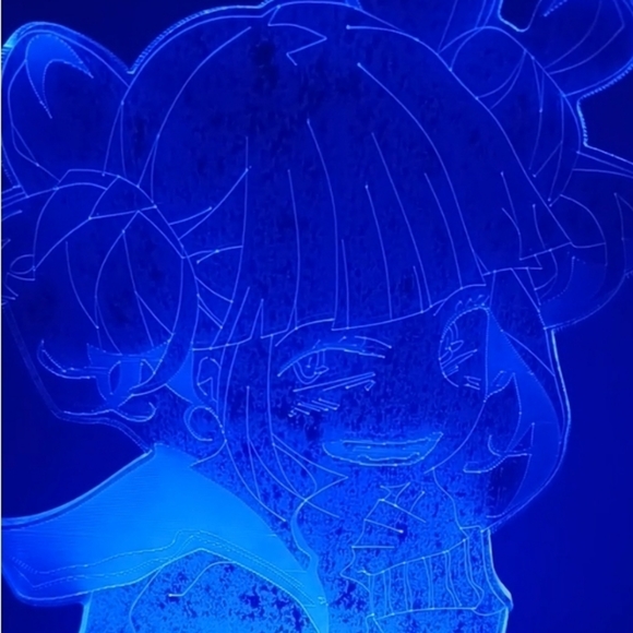 3D Anime Lamp Figure Light Remote Control Multiple Colors - Picture 4 of 12